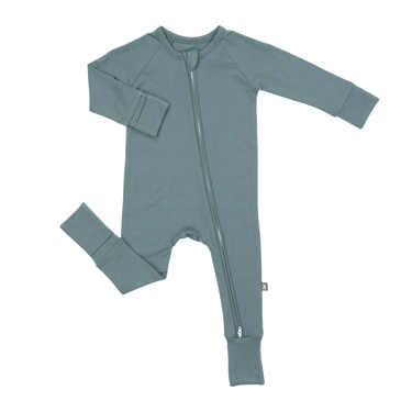 Modal Convertible Footed Romper in Ocean