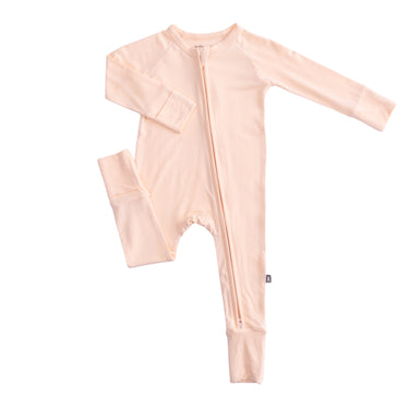Convertible Footed Romper in Vanilla