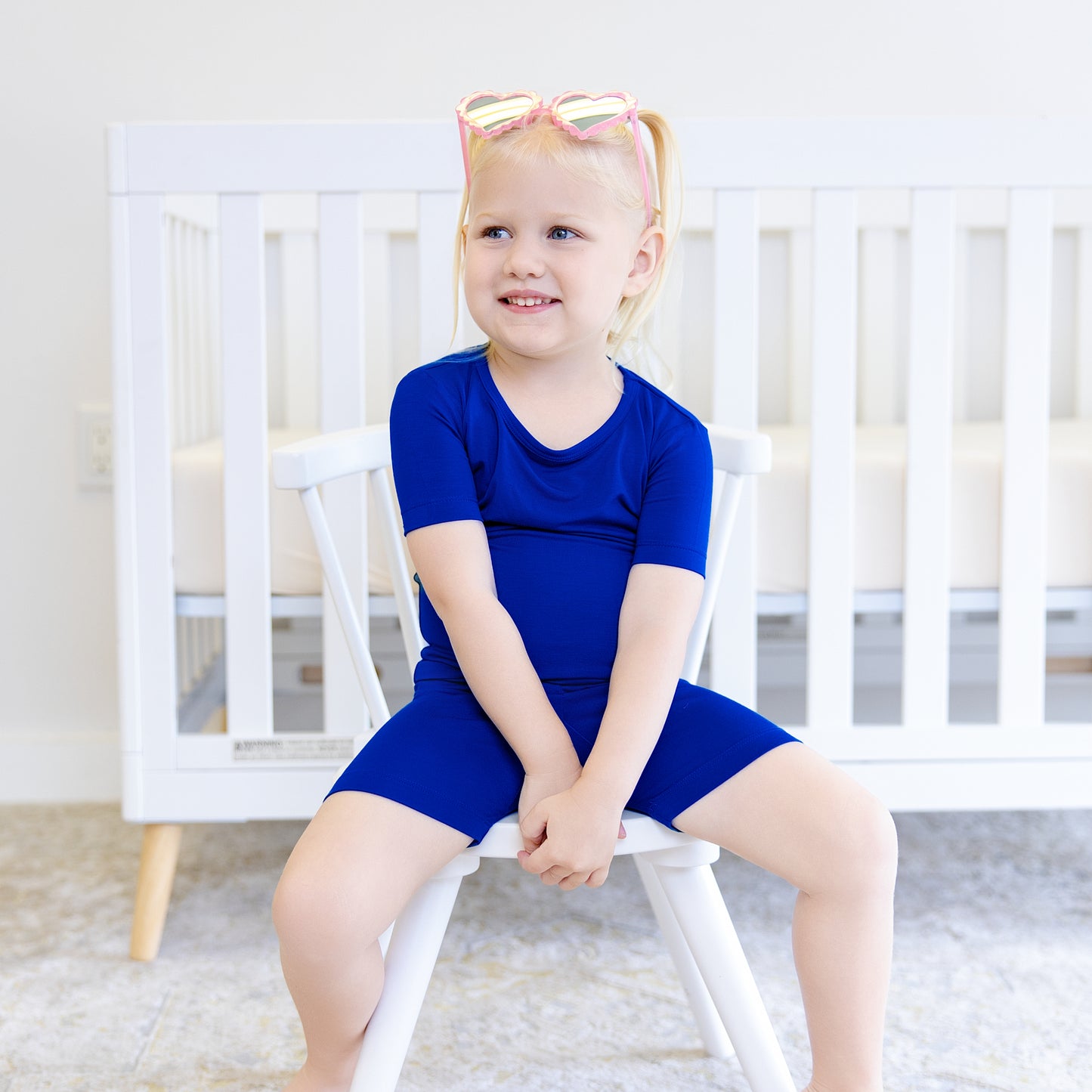 Short PJ Set in Royal Blue