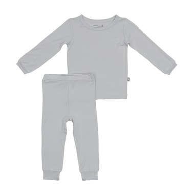Two-Piece Long Pajama Set in Pearl