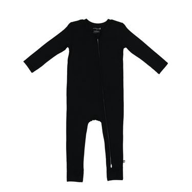 Zip Romper in Black