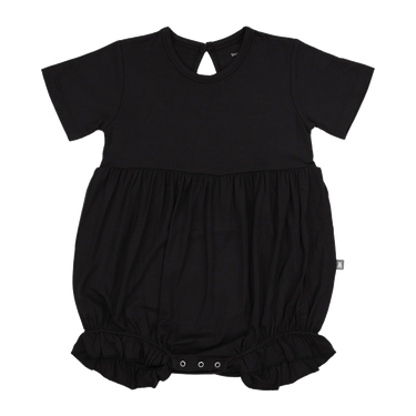 Modal Bubble Romper in Noir