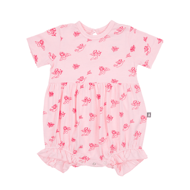 Bubble Romper in Cupid