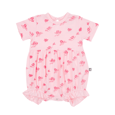 Bubble Romper in Cupid