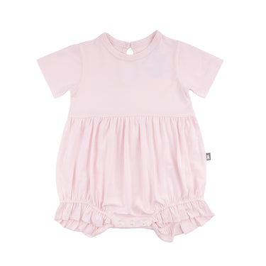 Bubble Romper in Ballet Slipper