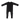 Modal Convertible Footed Romper in Noir