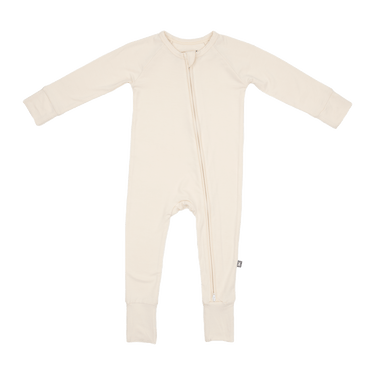 Convertible Footed Romper in Vanilla
