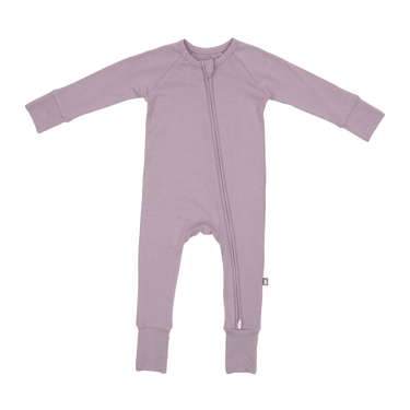 Convertible Footed Romper in Grape