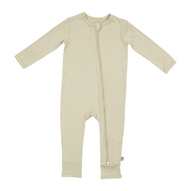 Modal Zip Romper in Oyster