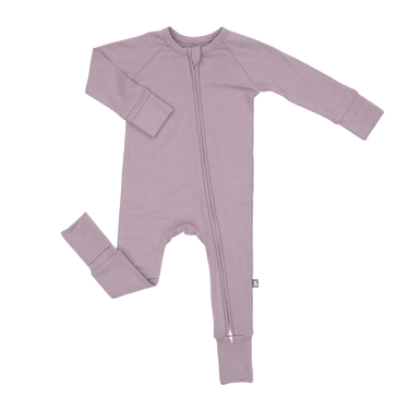 Convertible Footed Romper in Grape