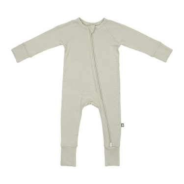 Modal Convertible Footed Romper in Oyster