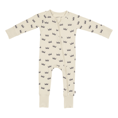 Convertible Footed Romper in Prince Charming