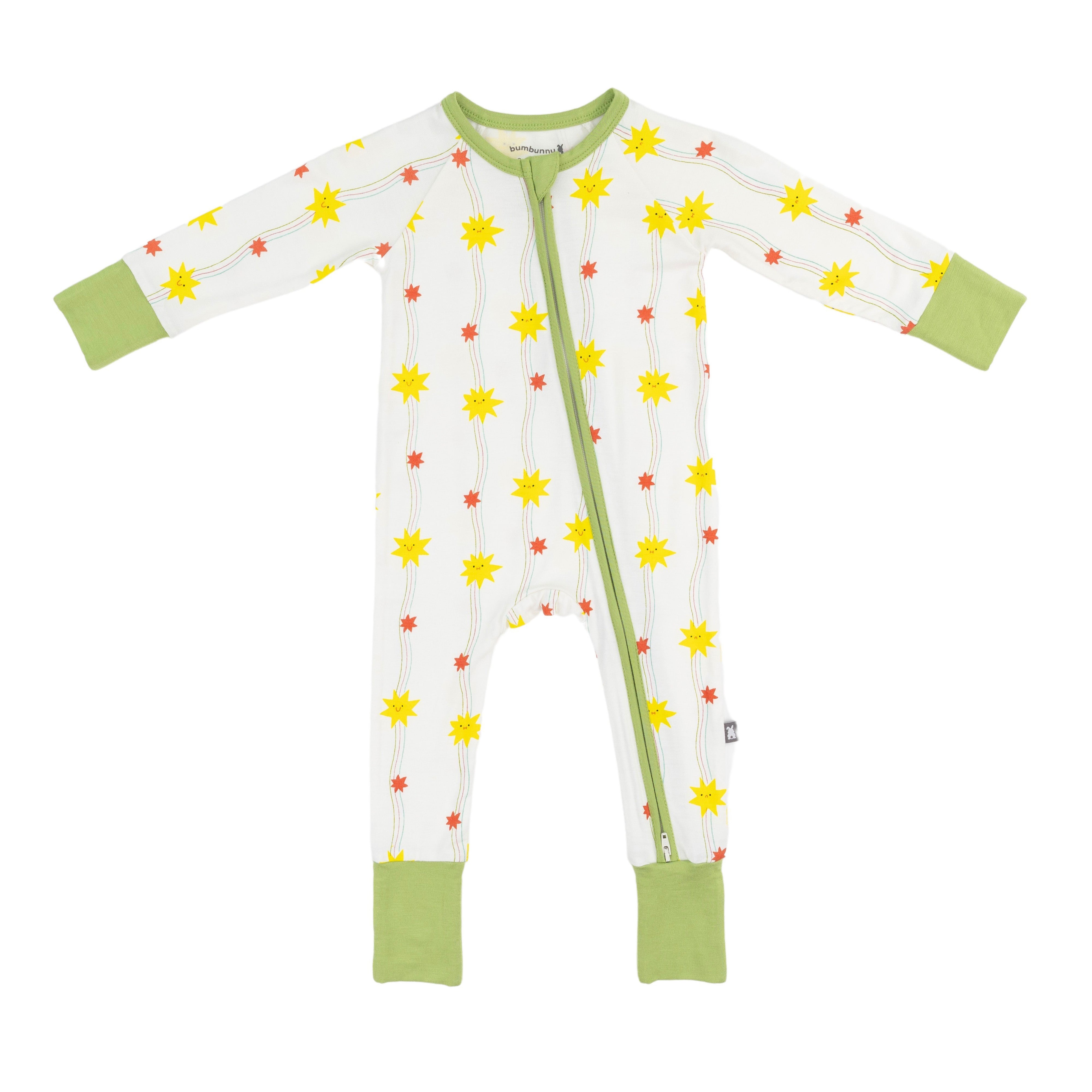 Convertible Footed Romper in Shooting Stars