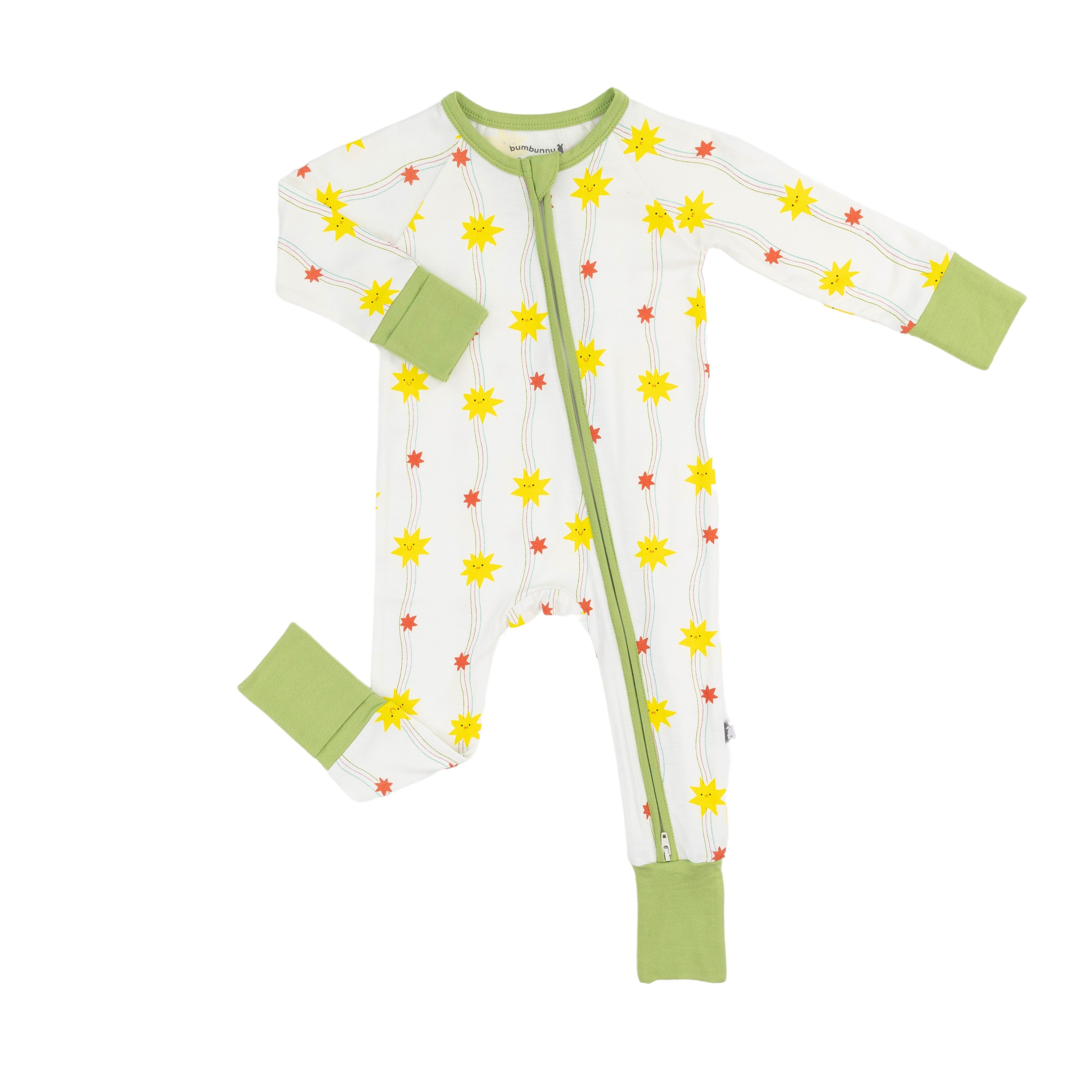 Convertible Footed Romper in Shooting Stars