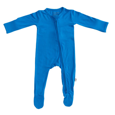 Zip Footie in Deep Sea