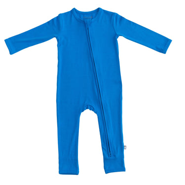 Zip Romper in Deep Sea