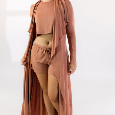 The Hamptons Robe in Cappuccino