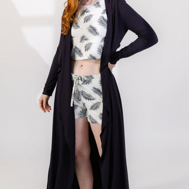 The Hamptons Robe in Noir