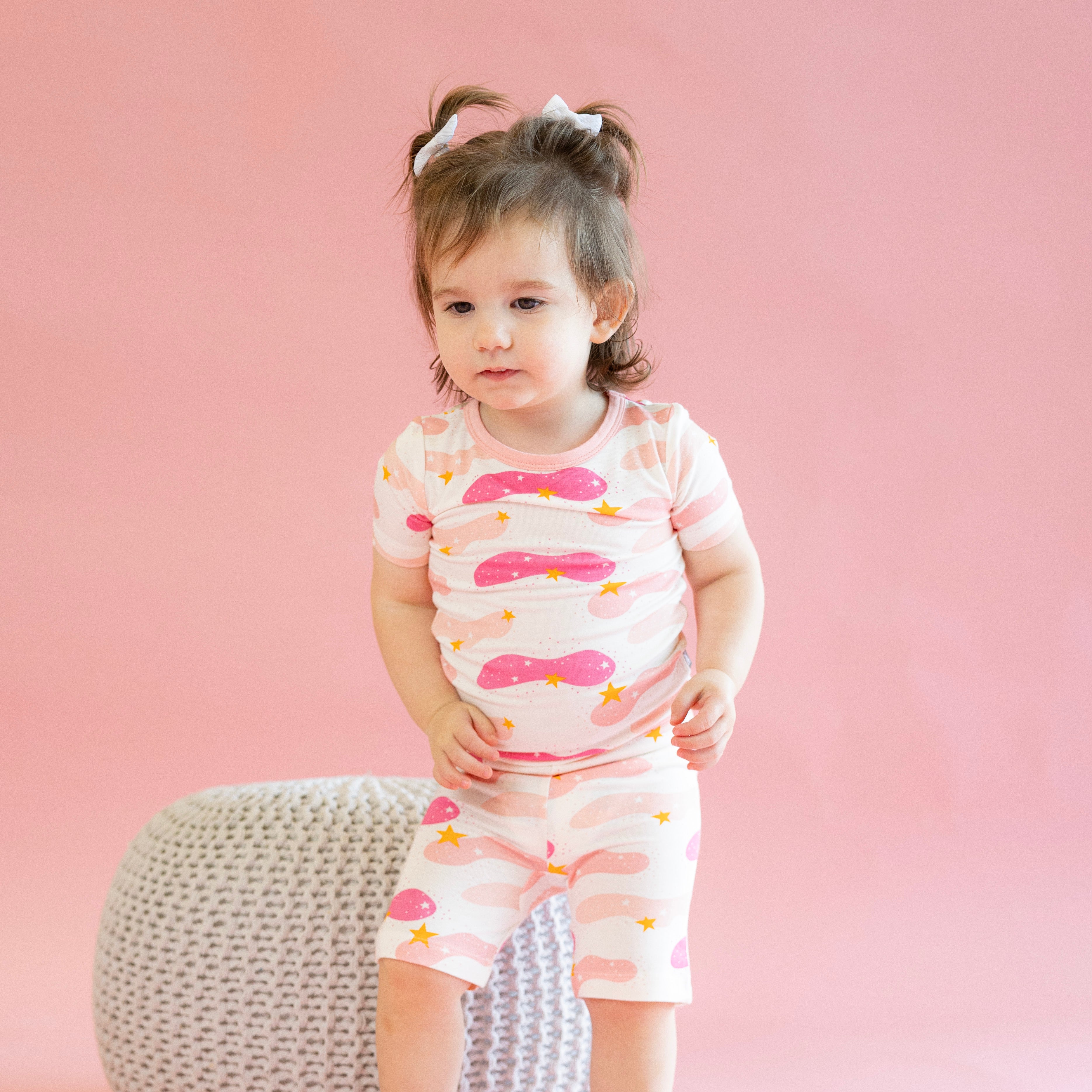 Two-Piece Short Pajama Set in Sunrise