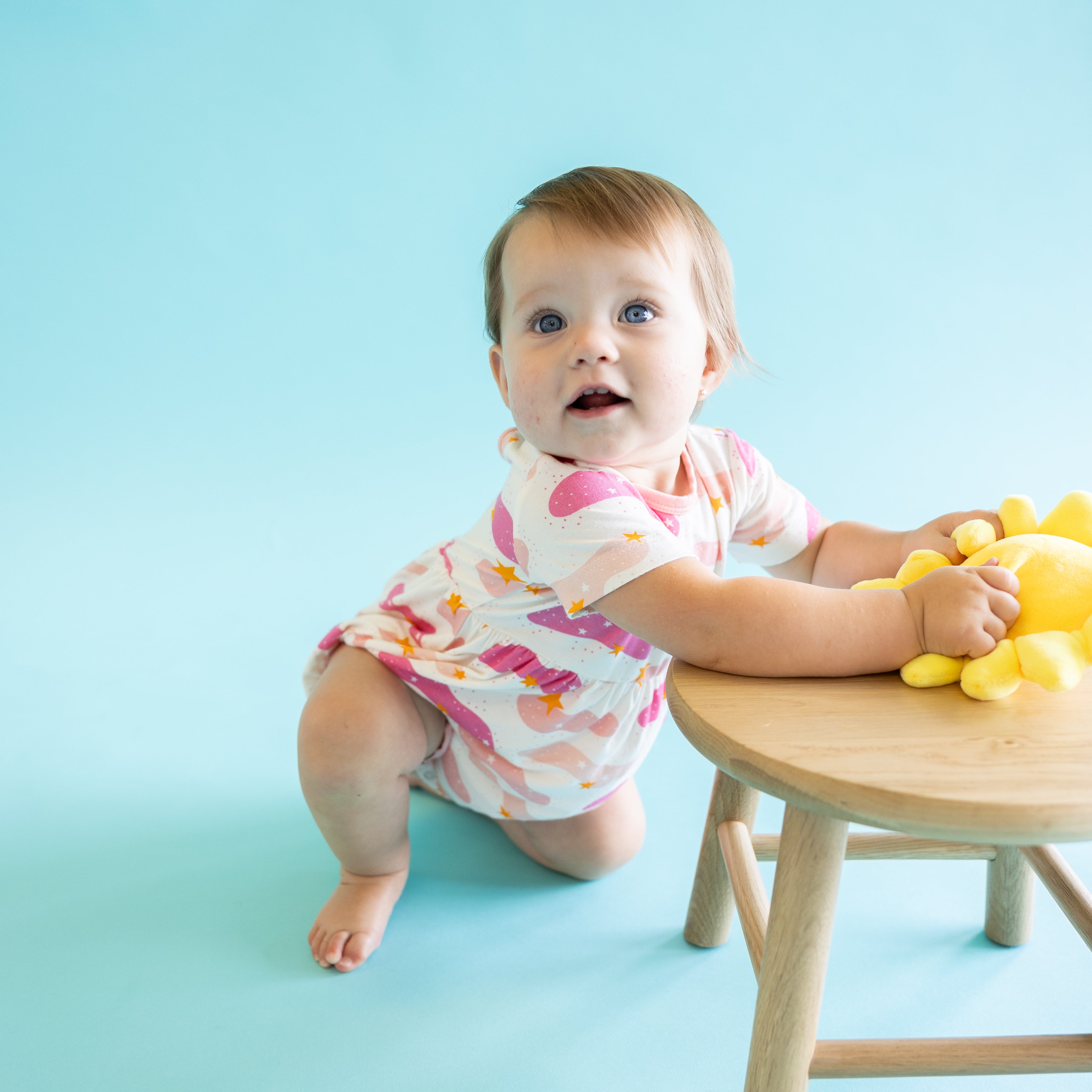 Bubble Romper in Sunrise