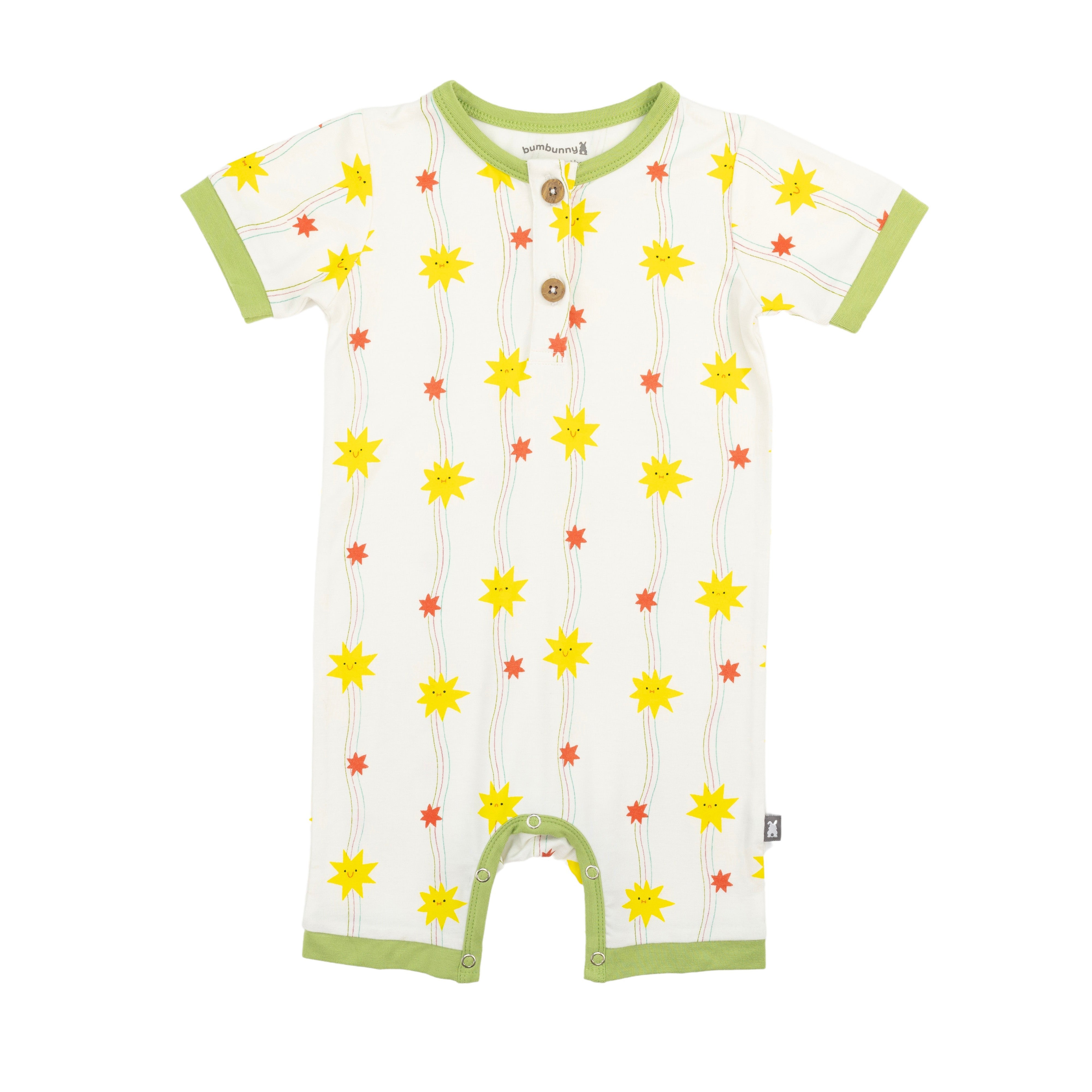 Limited Edition Short Romper in Shooting Stars