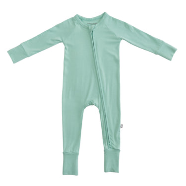 Convertible Footed Romper in Lily Pad