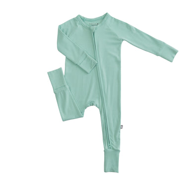 Convertible Footed Romper in Lily Pad