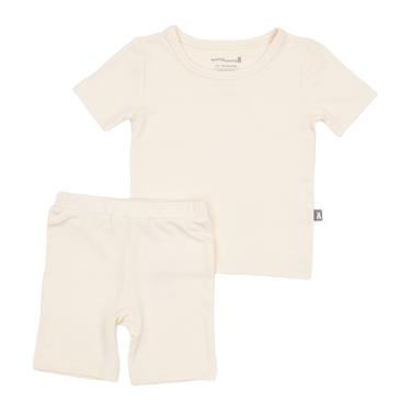 Two-Piece Short Pajama Set in Vanilla