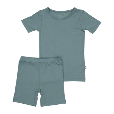 Modal Two-Piece Short Pajama Set in Ocean