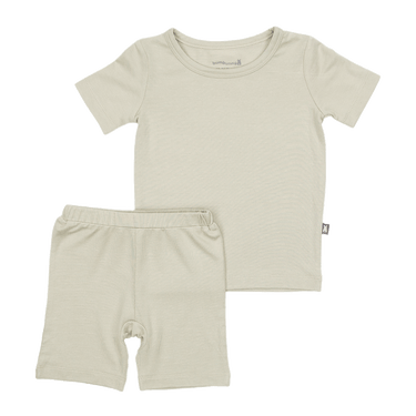 Modal Two-Piece Short Pajama Set in Oyster