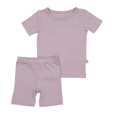 Two-Piece Short Pajama Set in Grape