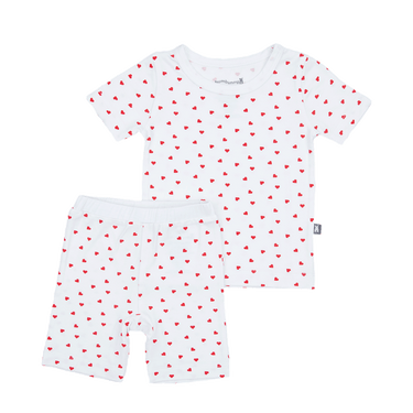 Two-Piece Short Pajama Set in True Love