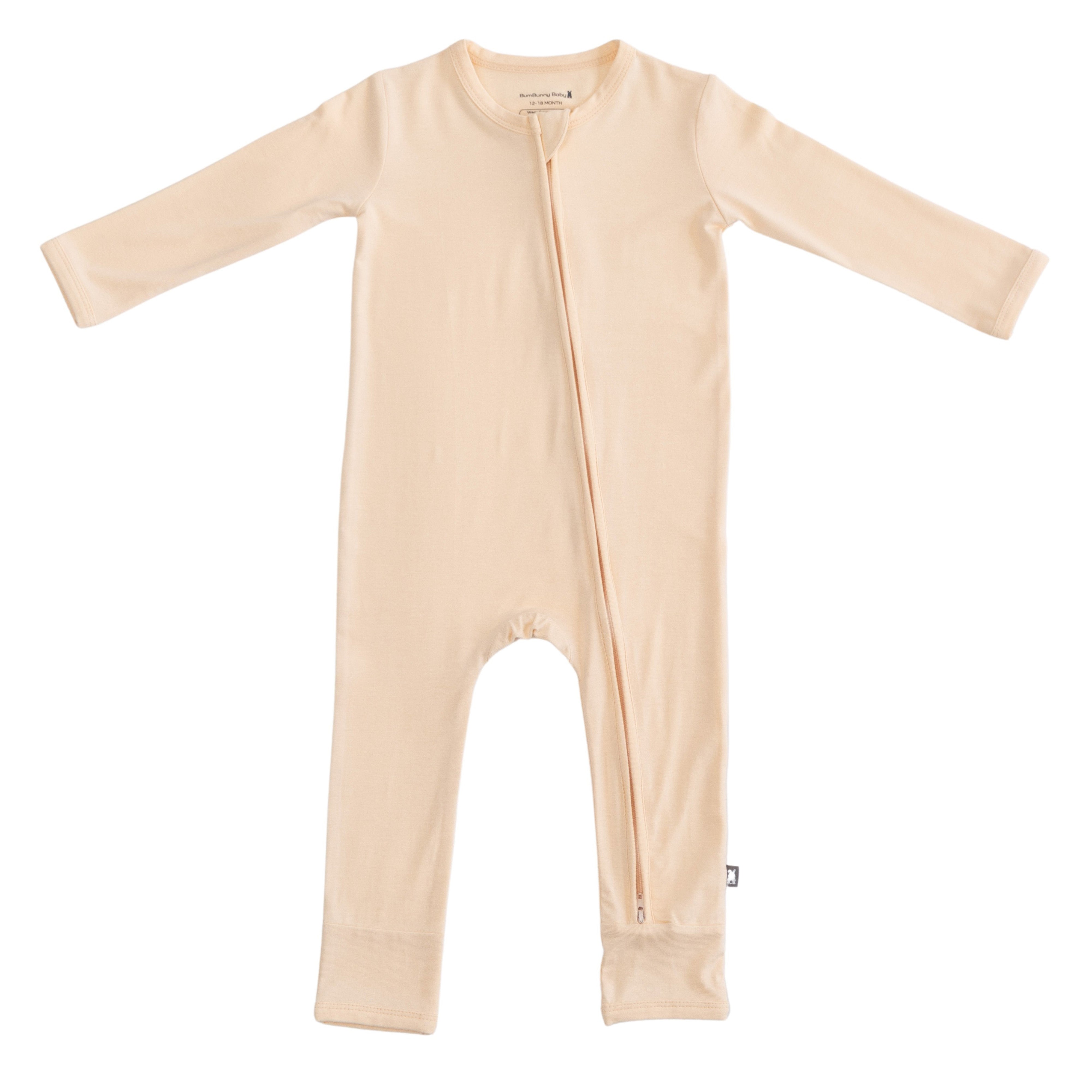 Zip Romper in Vanilla