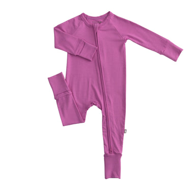 Convertible Footed Romper in Very Berry