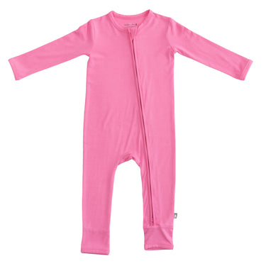 Zip Romper in Watermelon