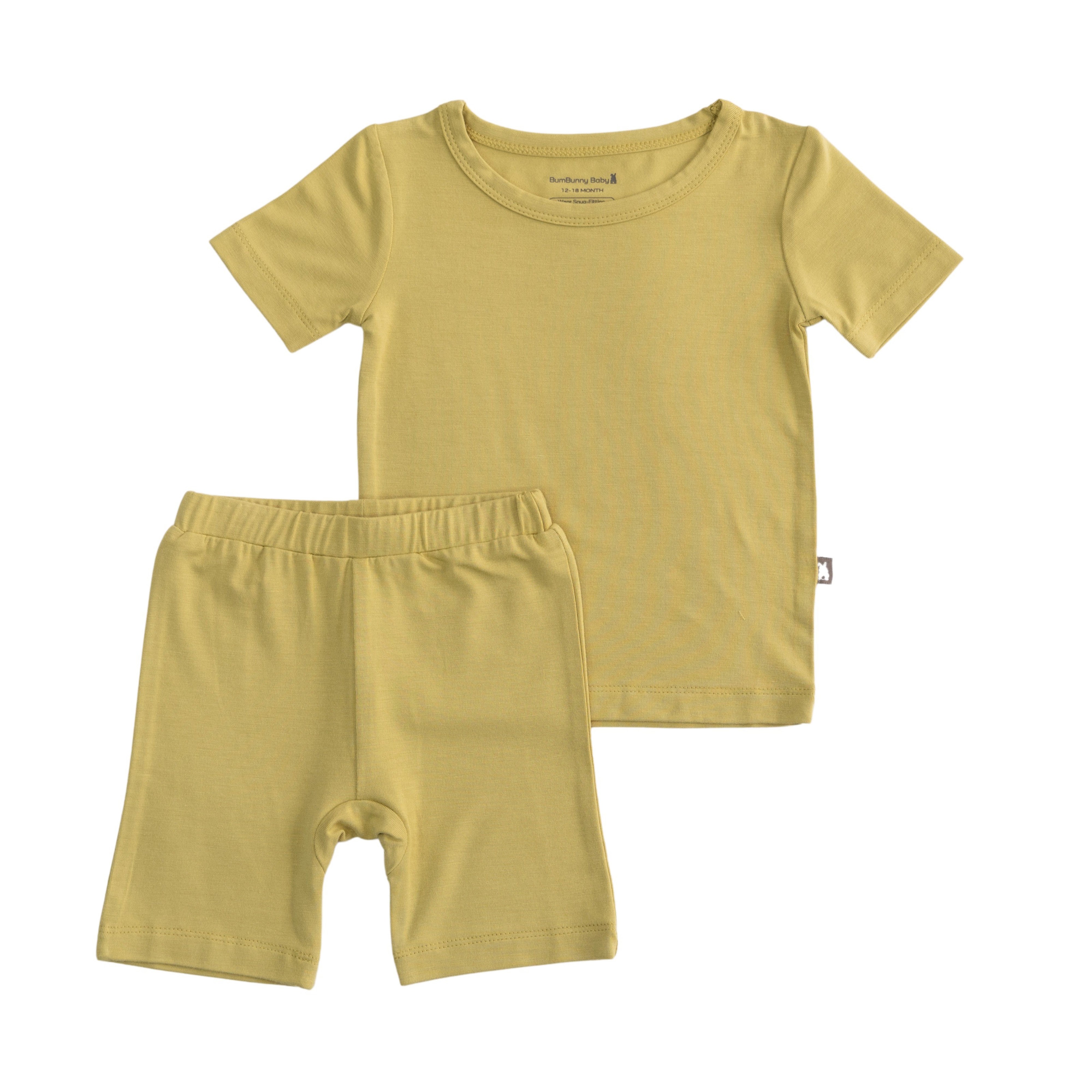 Two-Piece Short Pajama Set in Willow