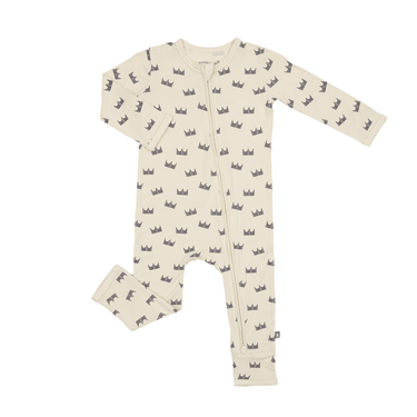 Zip Romper in Prince Charming
