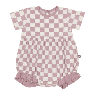 Bubble Romper in Lavender Cream
