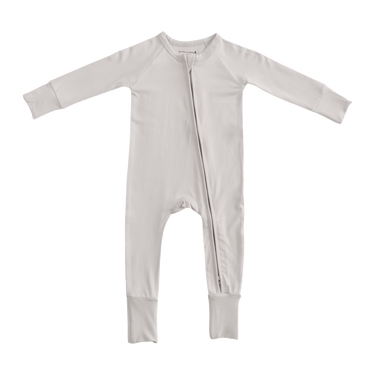 Convertible Footed Romper in Pearl