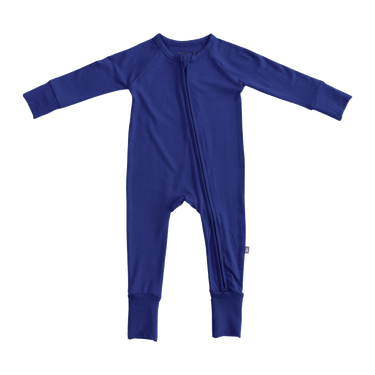 Convertible Footed Romper in Sapphire