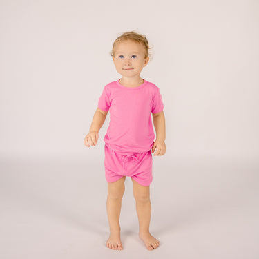 Two-Piece Short Jogger Set in Watermelon