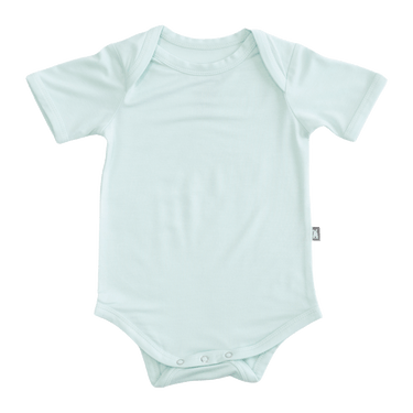 Short Sleeve Bodysuit in Sea Glass