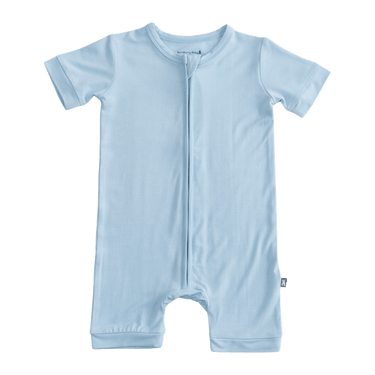Short Zip Romper in Salty Air