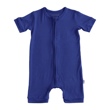 Short Zip Romper in Sapphire