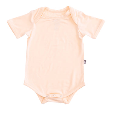 Short Sleeve Bodysuit in Vanilla