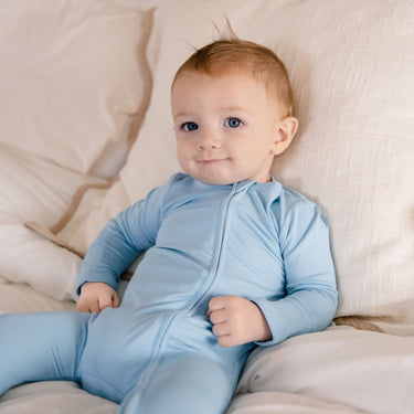 Zip Footie in Salty Air