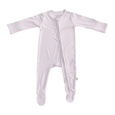 Zip Footie in Sea Shell