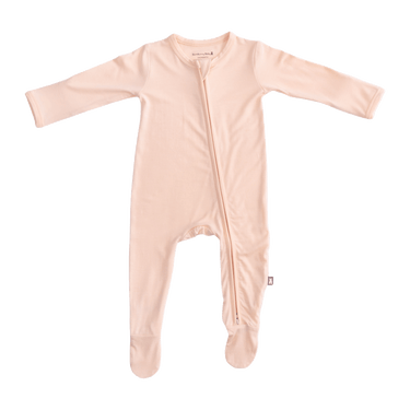 Zip Footie in Vanilla