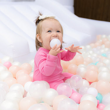 Zip Footie in Watermelon
