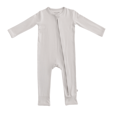 Zip Romper in Pearl